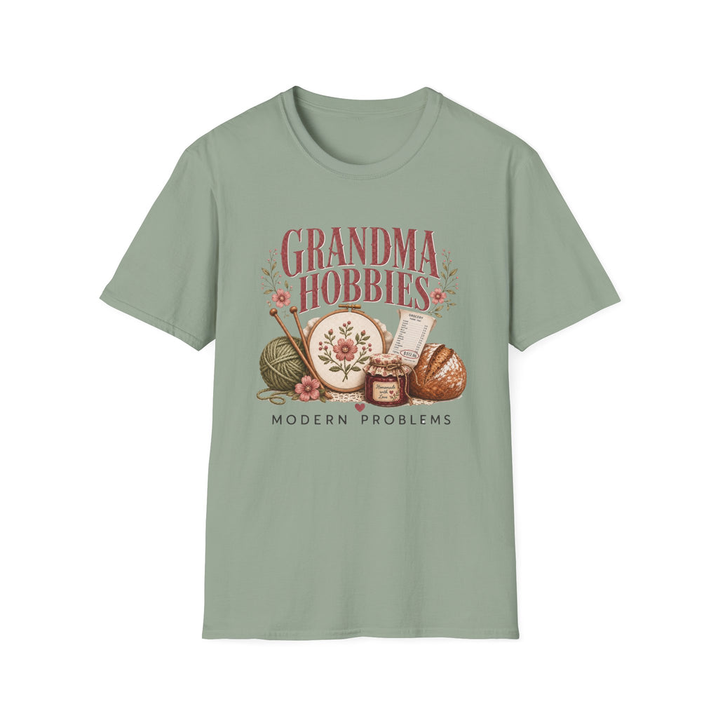 Grandma Hobbies Modern Problems T-Shirt