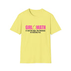 Girl Math Chicken Math T-Shirt