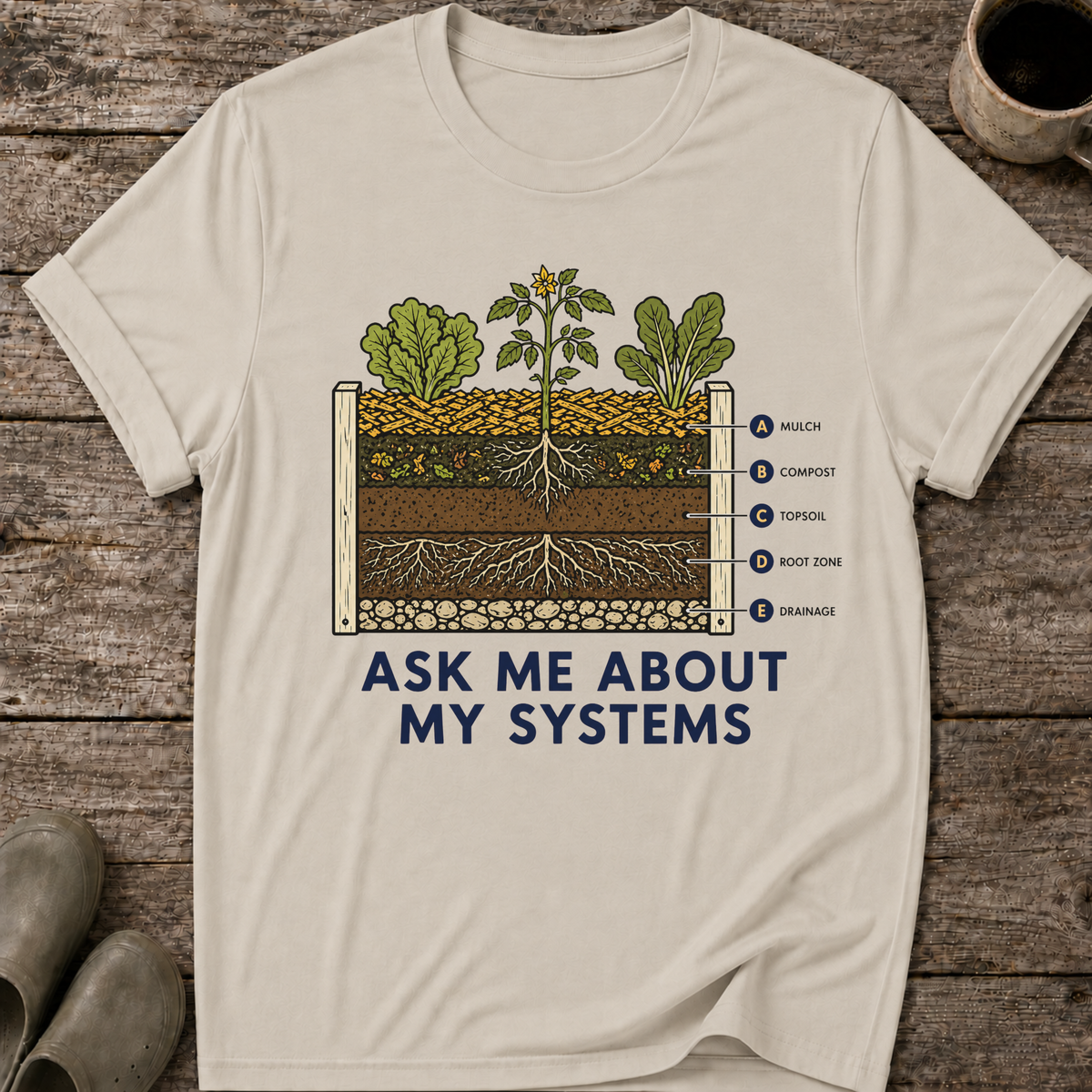 Ask Me About My Systems T-Shirt