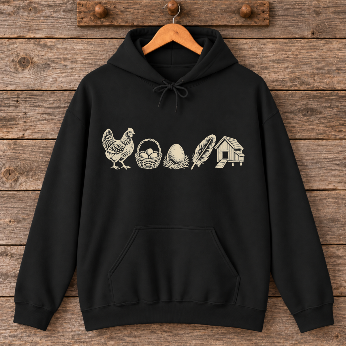 Backyard Chicken Keeper Essentials Hoodie
