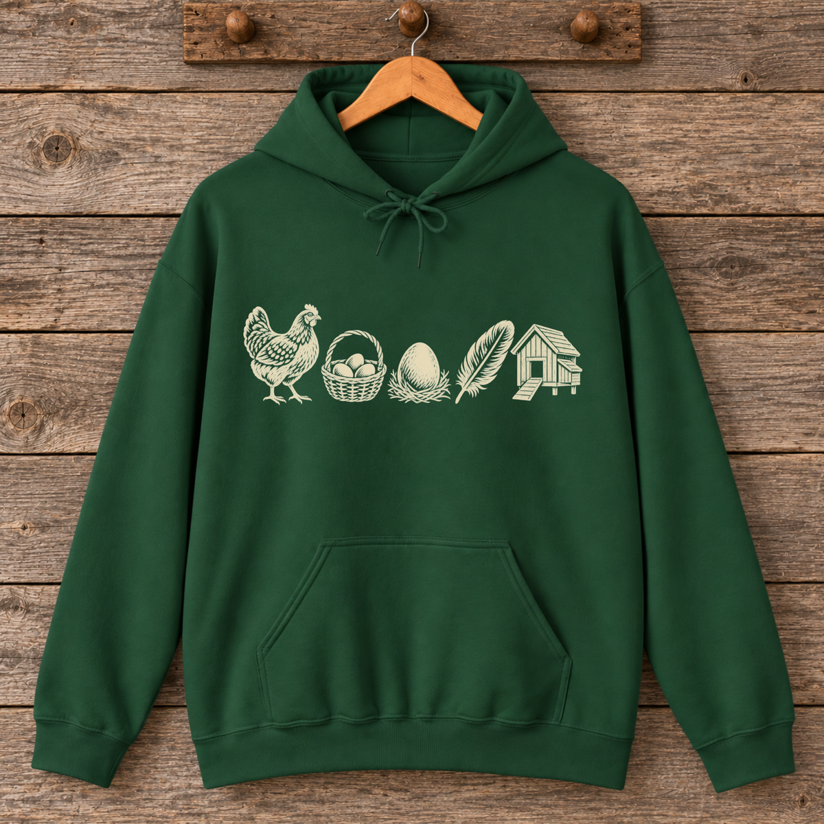 Backyard Chicken Keeper Essentials Hoodie