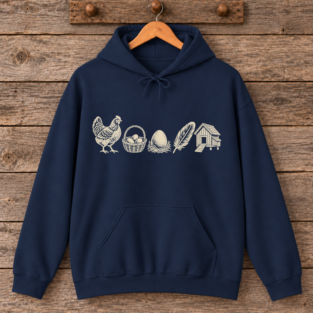 Backyard Chicken Keeper Essentials Hoodie
