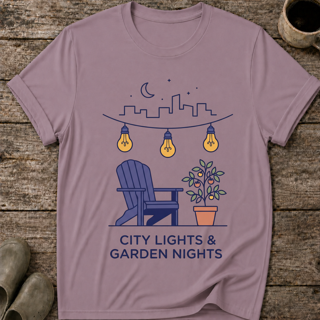 City Lights Garden Nights T-Shirt