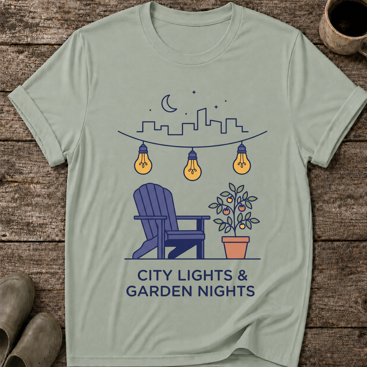 City Lights Garden Nights T-Shirt