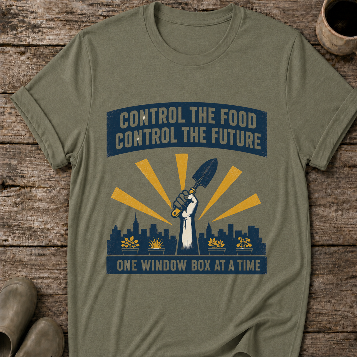 Control The Food Control The Future T-Shirt