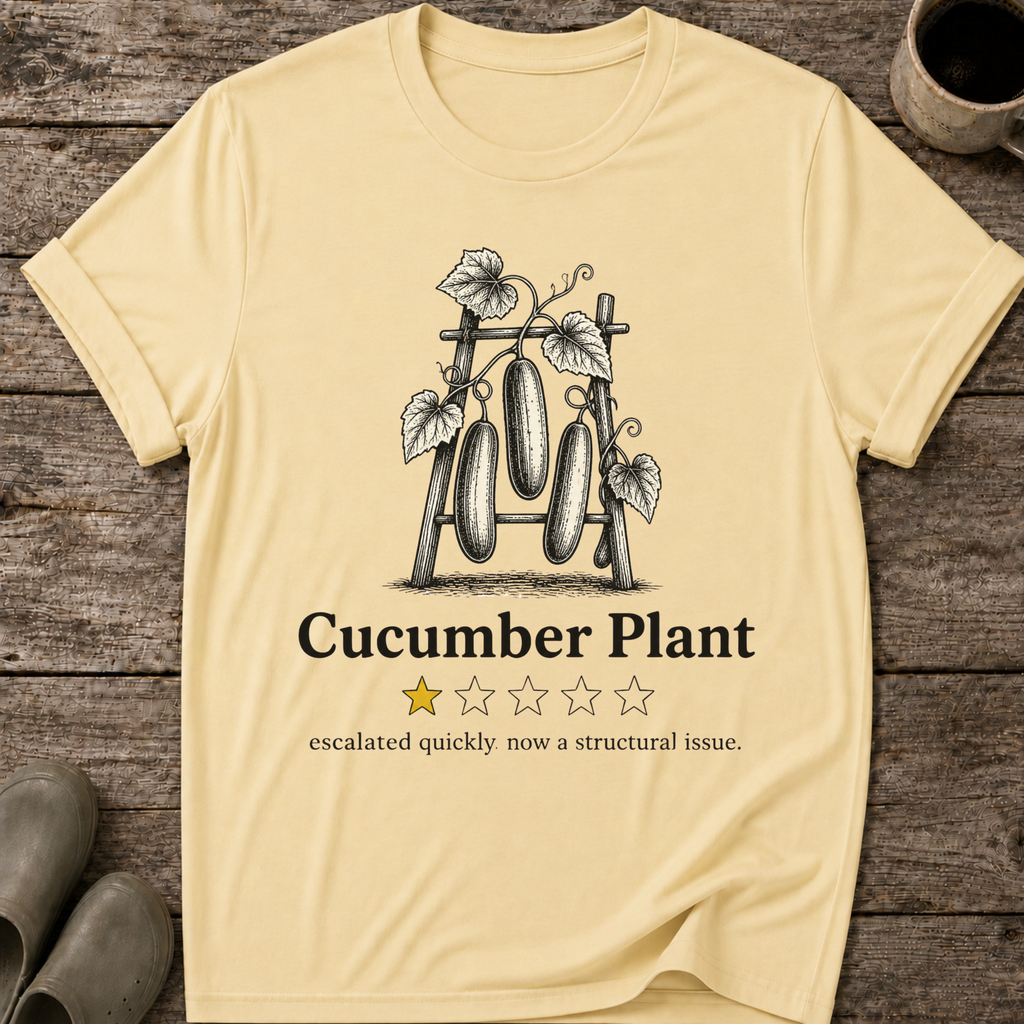 Cucumber Plant One Star Review T-Shirt