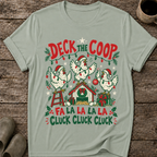 Deck the Coop Ugly Christmas Chicken T-Shirt