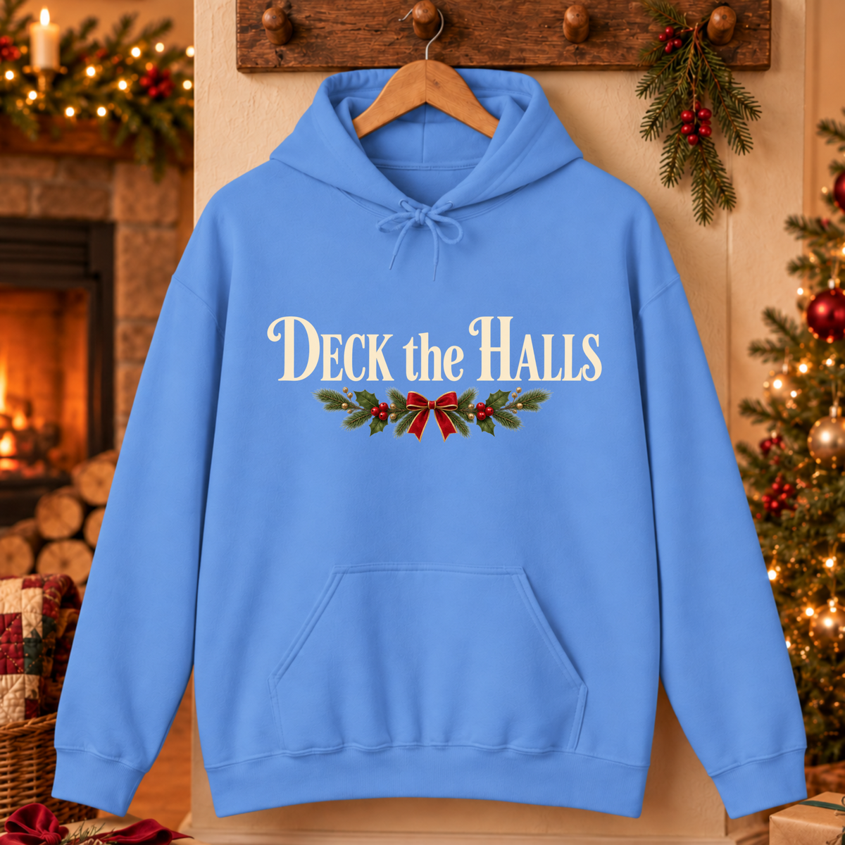 Deck the Halls Christmas Hoodie