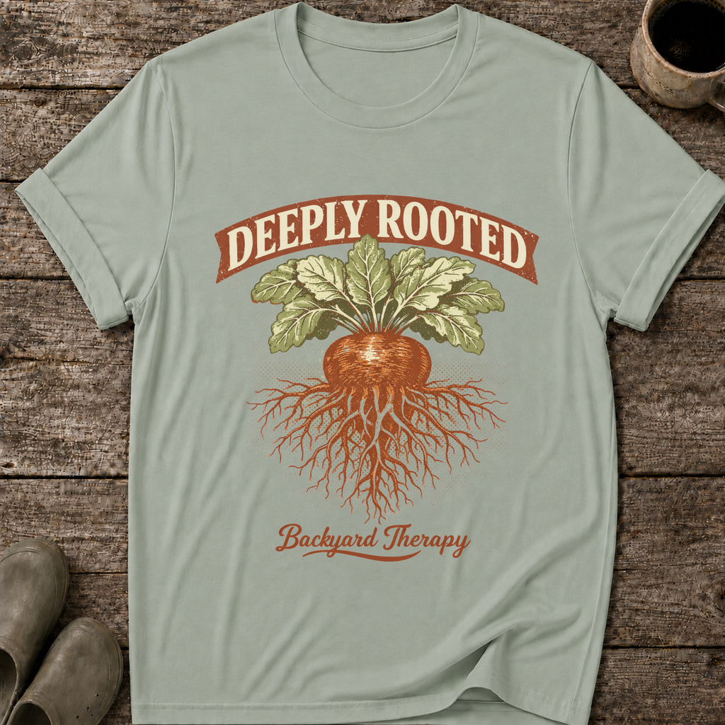 Deeply Rooted Backyard Therapy T-Shirt