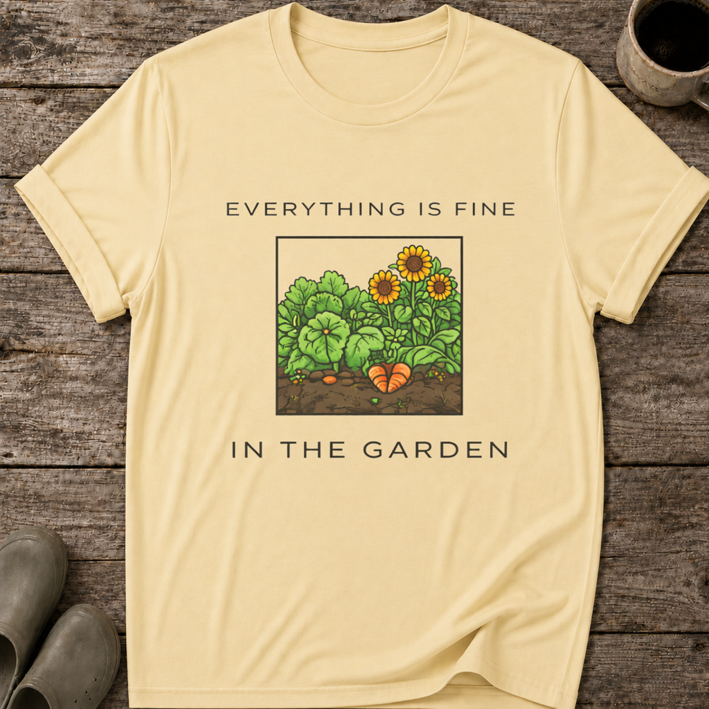 Everything Is Fine in the Garden T-Shirt