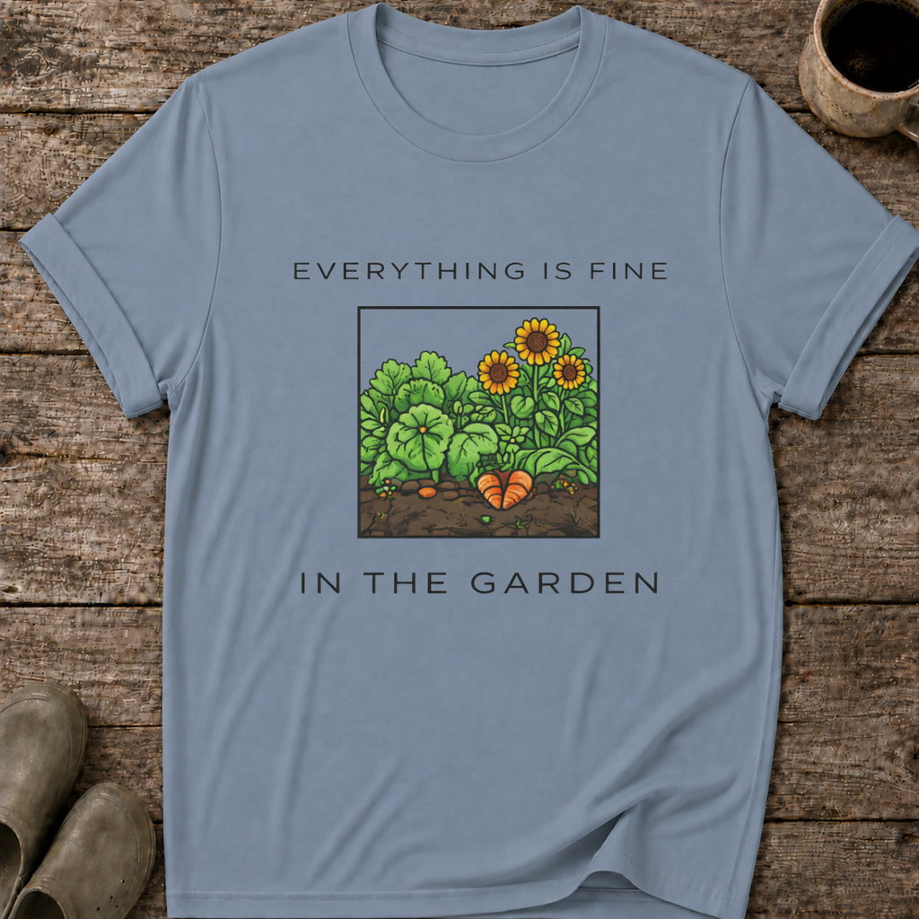 Everything Is Fine in the Garden T-Shirt