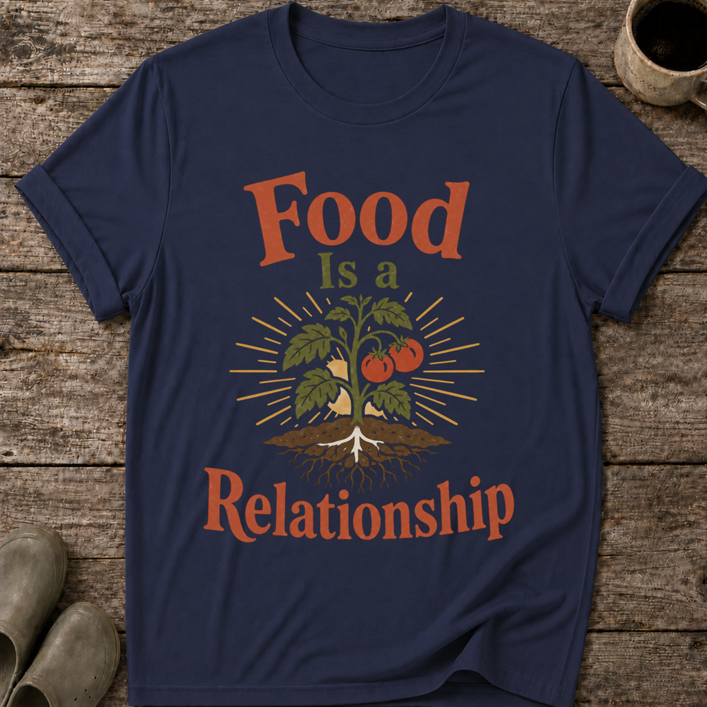 Food Is A Relationship T-Shirt