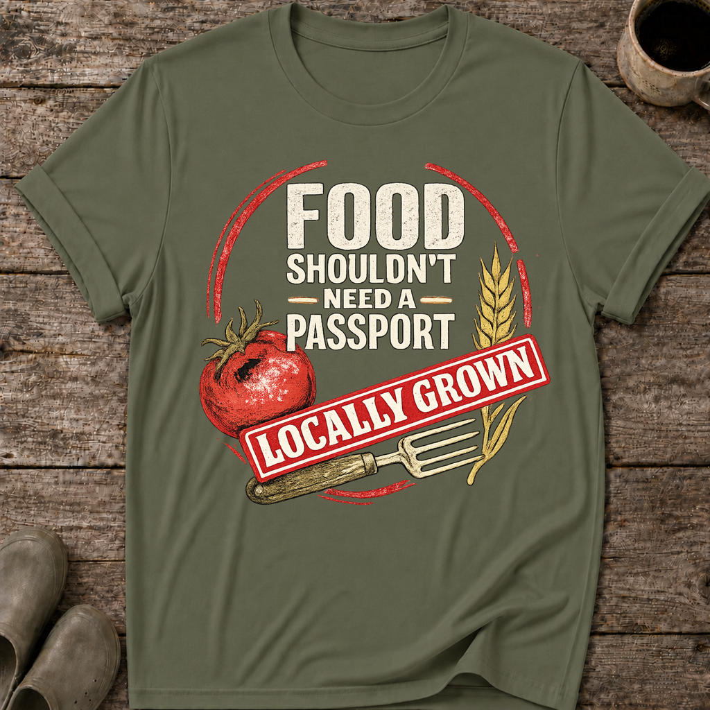Food Shouldn’t Need a Passport T-Shirt