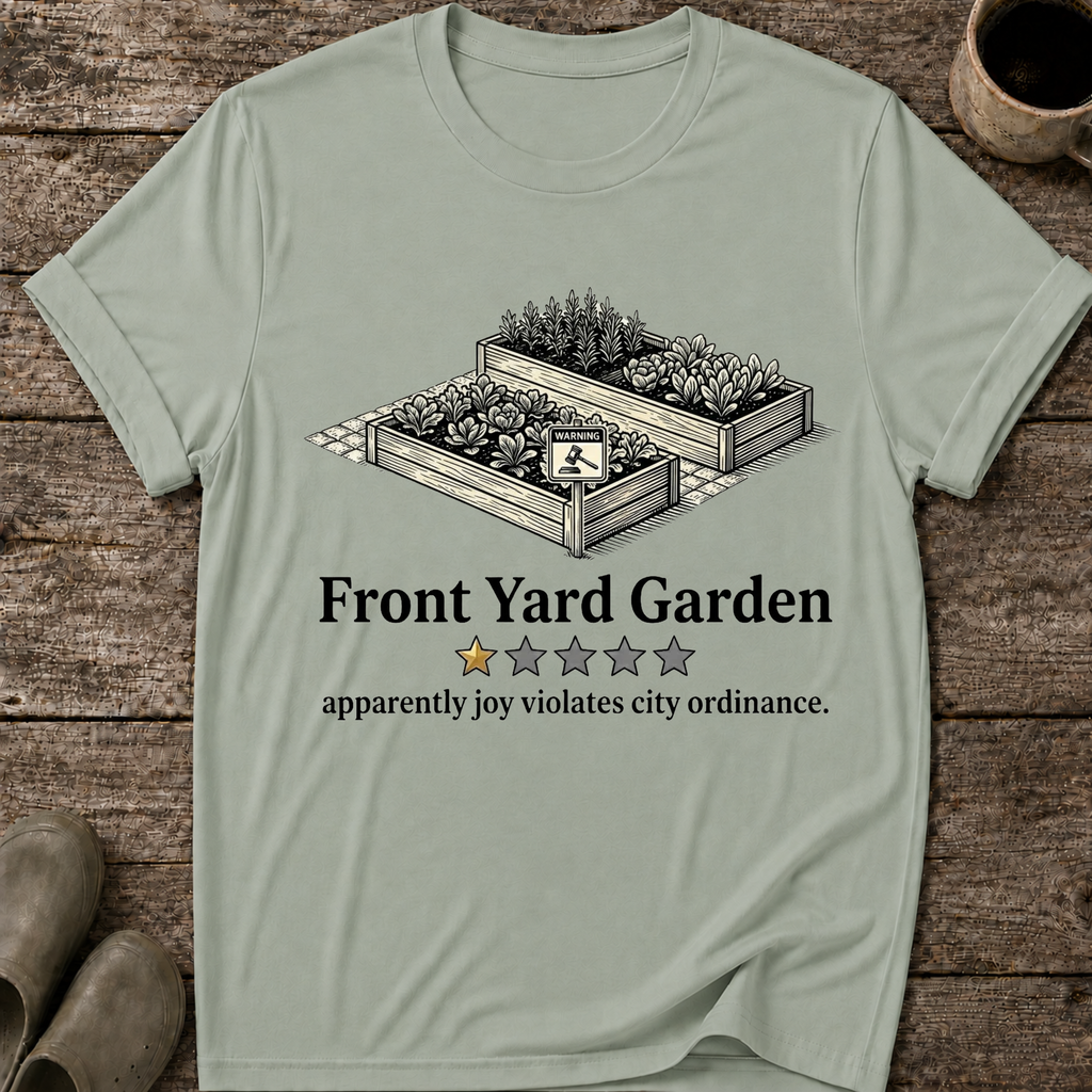 Front Yard Garden One Star Review T-Shirt