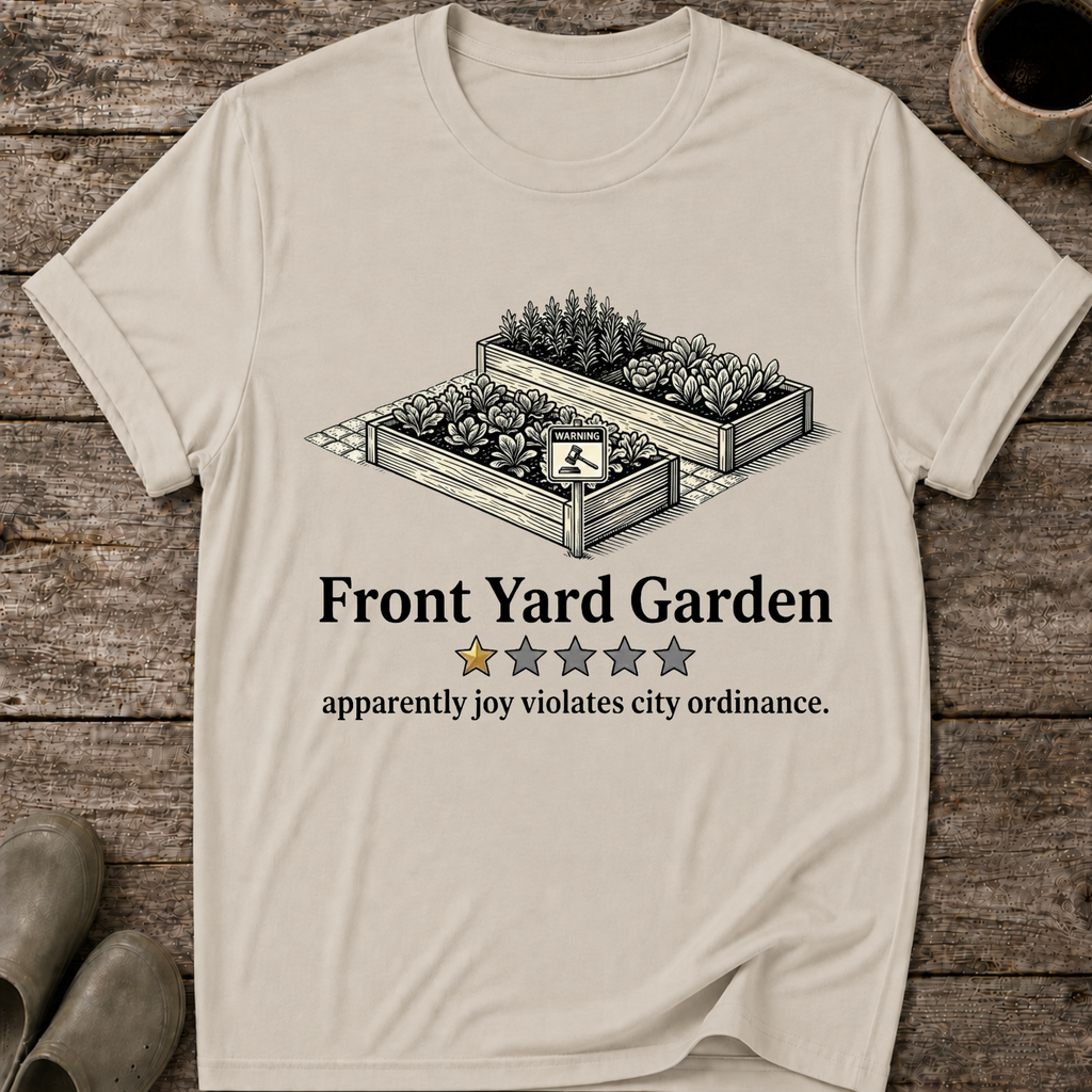Front Yard Garden One Star Review T-Shirt