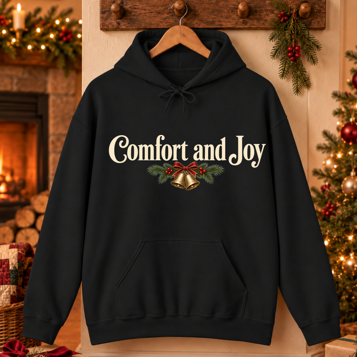Comfort and Joy Christmas Hoodie
