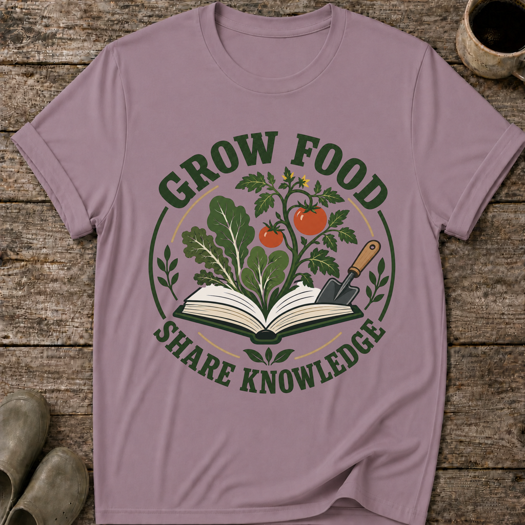 Grow Food Share Knowledge T-Shirt