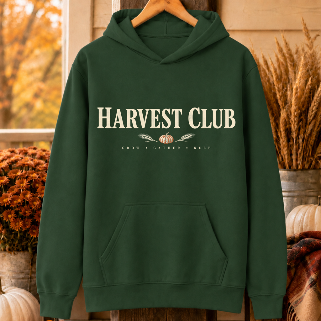Harvest Club Grow Gather Keep Hoodie