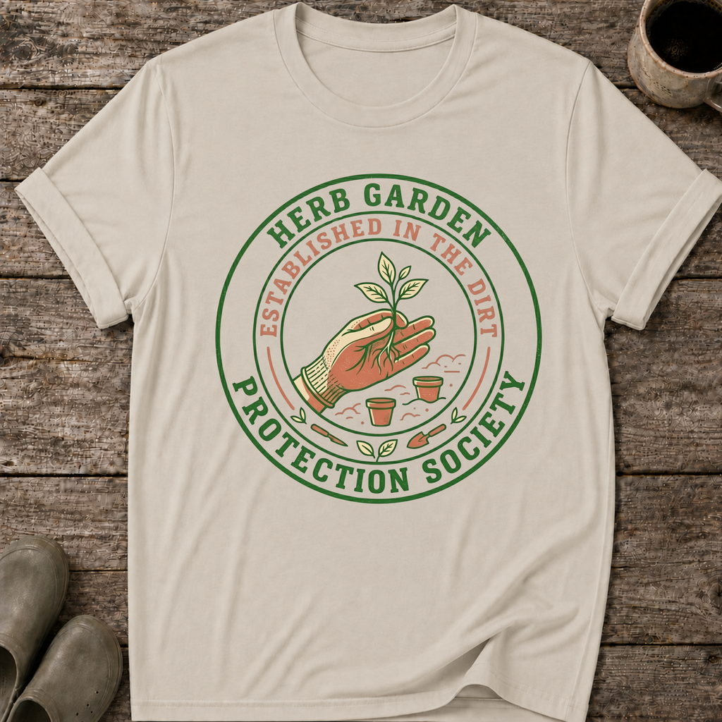 Herb Garden Protection Society T-Shirt