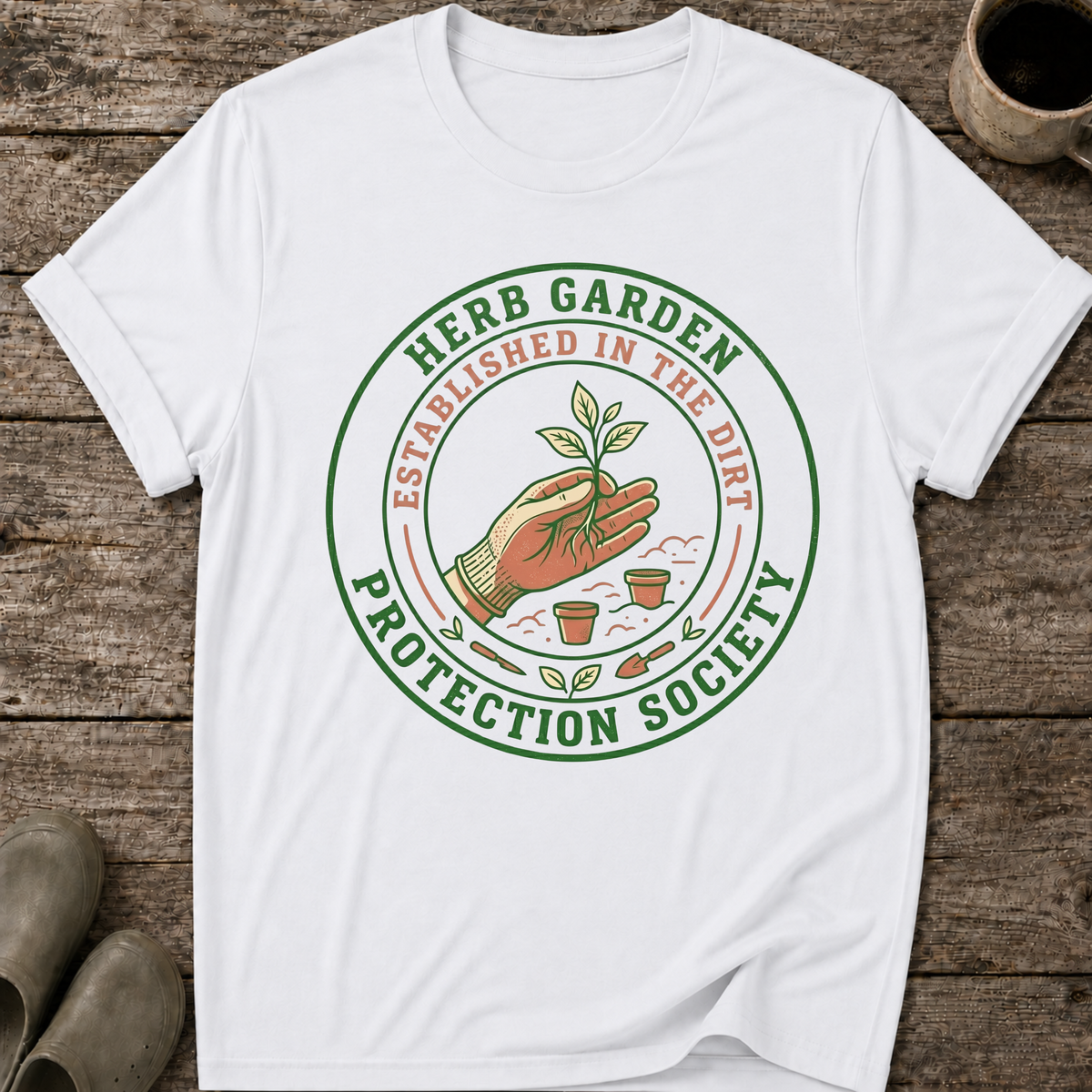 Herb Garden Protection Society T-Shirt