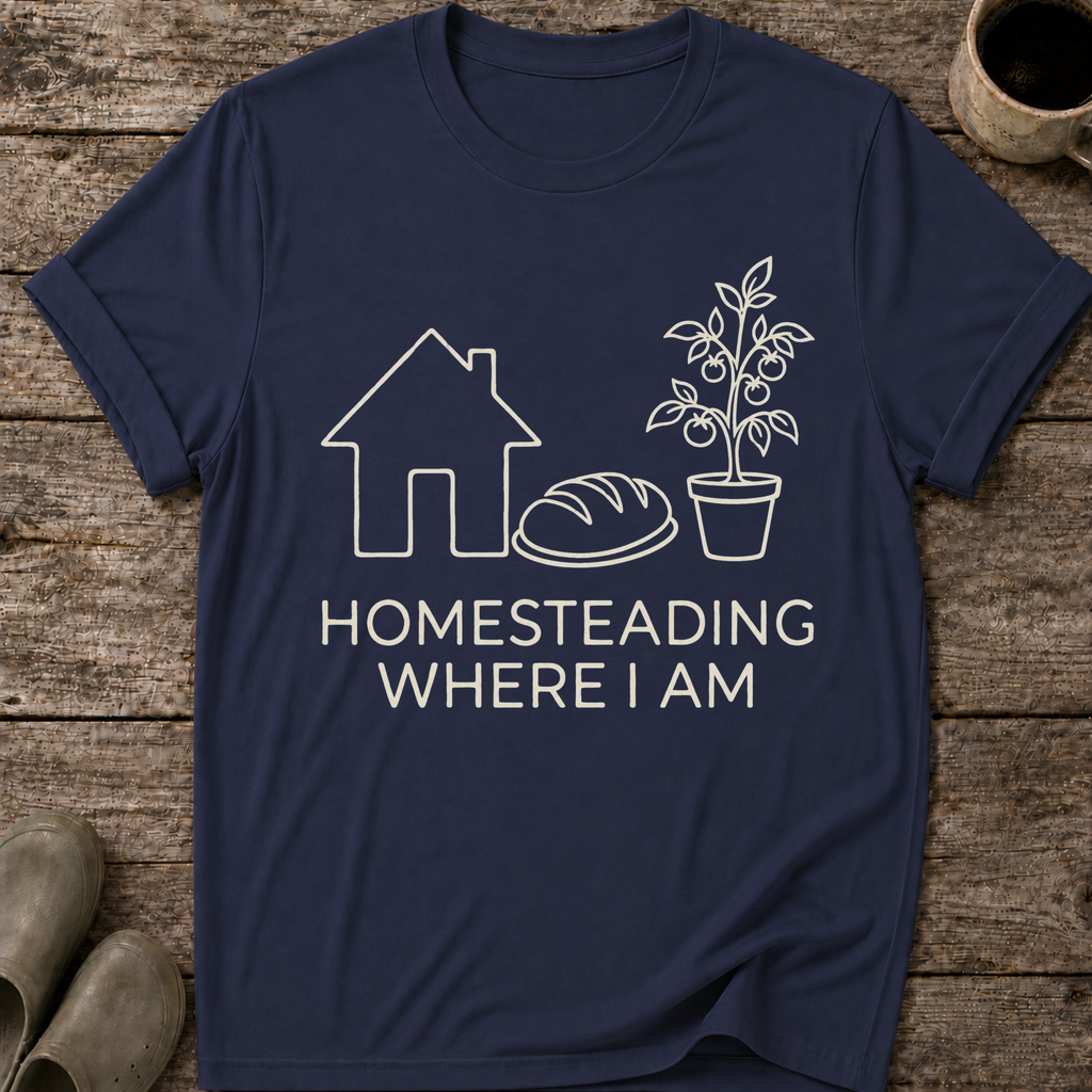 Homesteading Where I Am T-Shirt