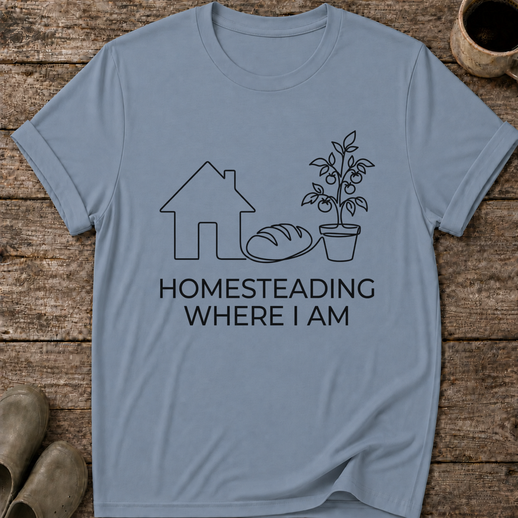 Homesteading Where I Am T-Shirt