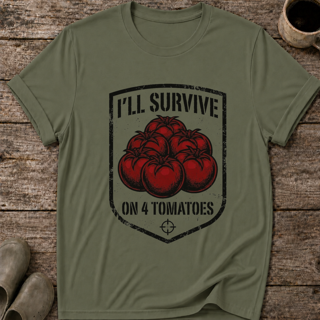 I’ll Survive on 4 Tomatoes T-Shirt