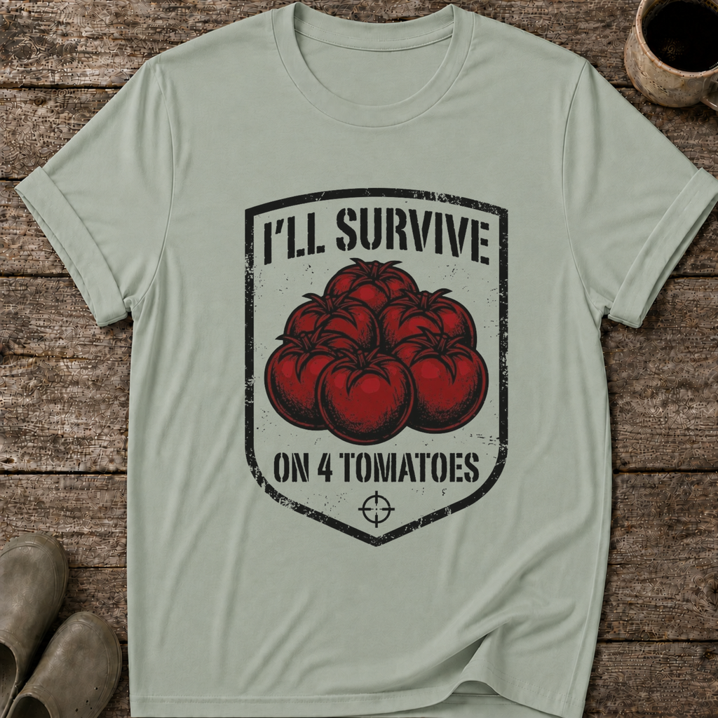 I’ll Survive on 4 Tomatoes T-Shirt