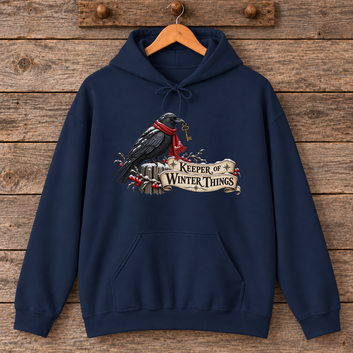 Keeper of Winter Things Raven Hoodie
