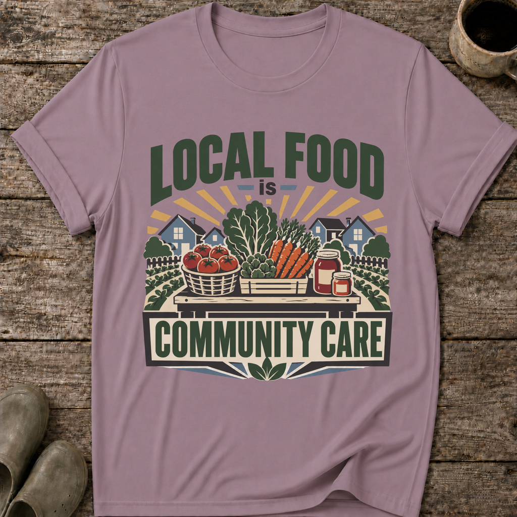 Local Food Is Community Care T-Shirt