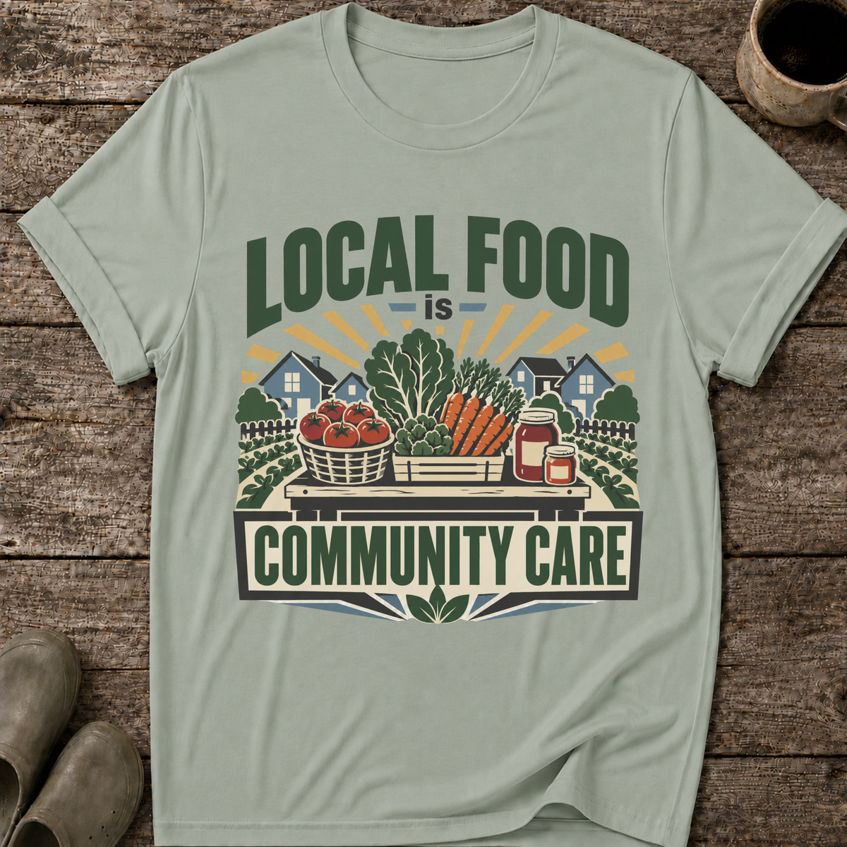 Local Food Is Community Care T-Shirt