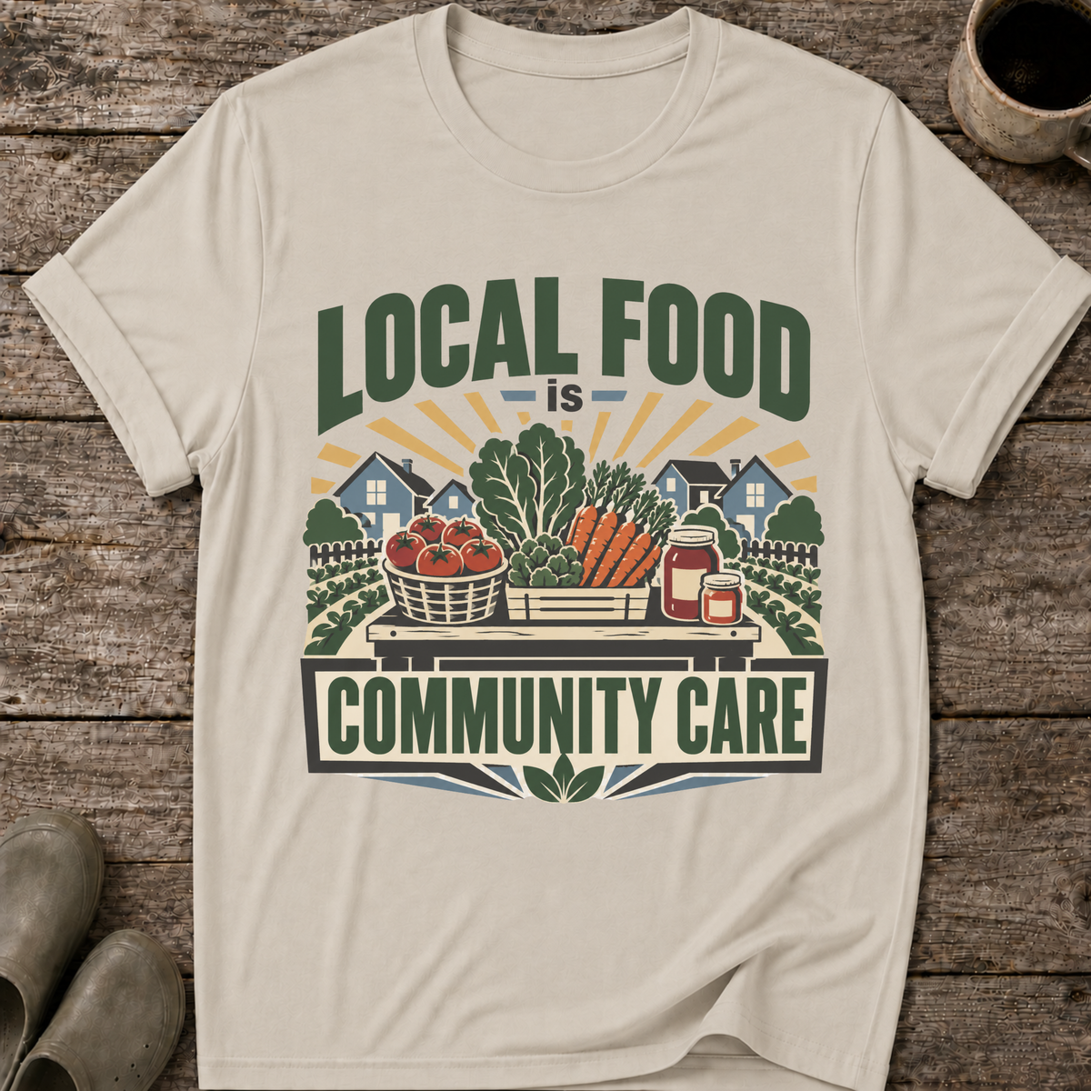 Local Food Is Community Care T-Shirt