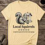 Local Squirrels One Star Review T-Shirt