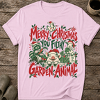 Merry Christmas You Filthy Garden Animal Ugly Christmas T-Shirt
