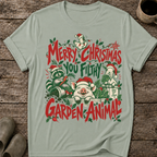 Merry Christmas You Filthy Garden Animal Ugly Christmas T-Shirt