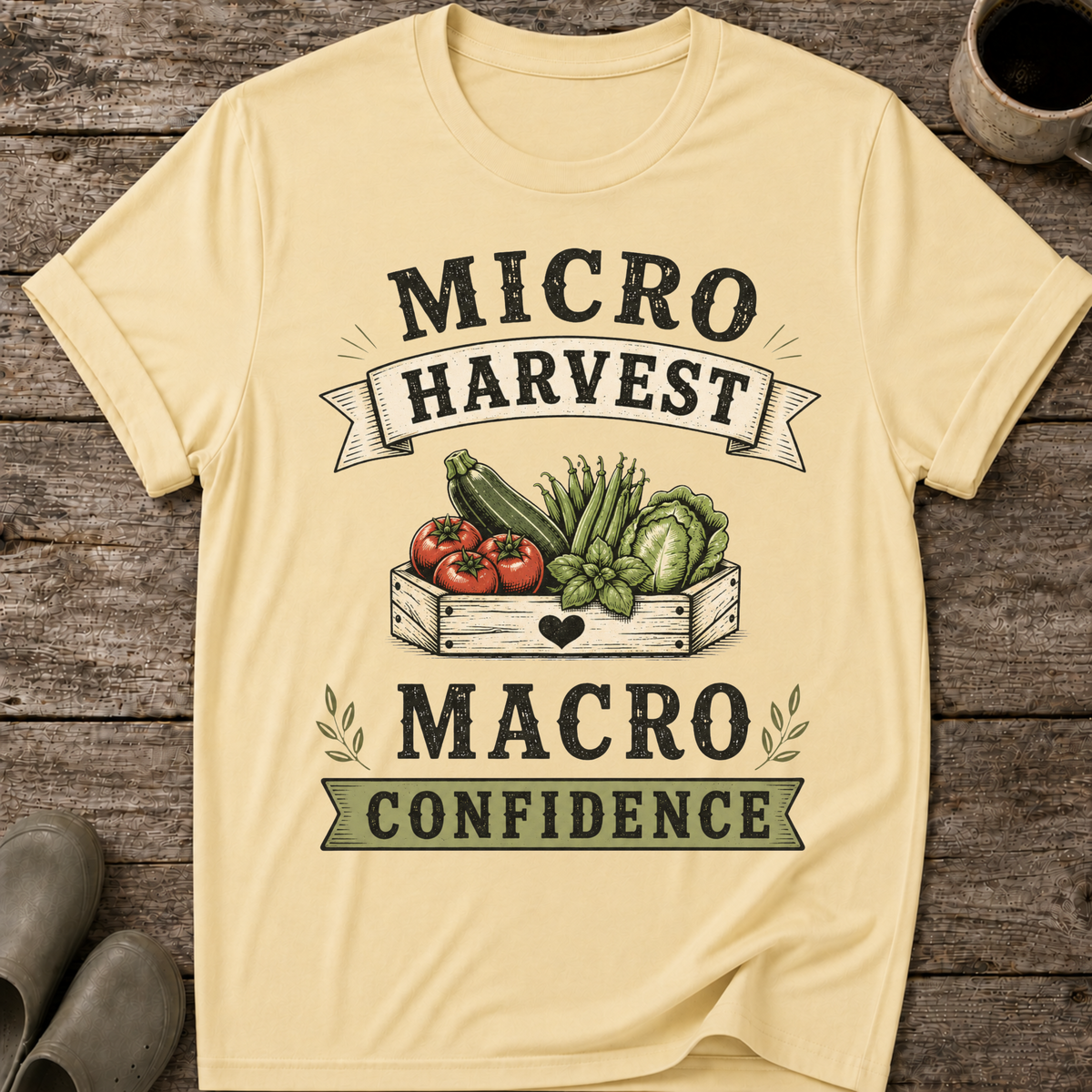 Micro Harvest Macro Confidence T-Shirt