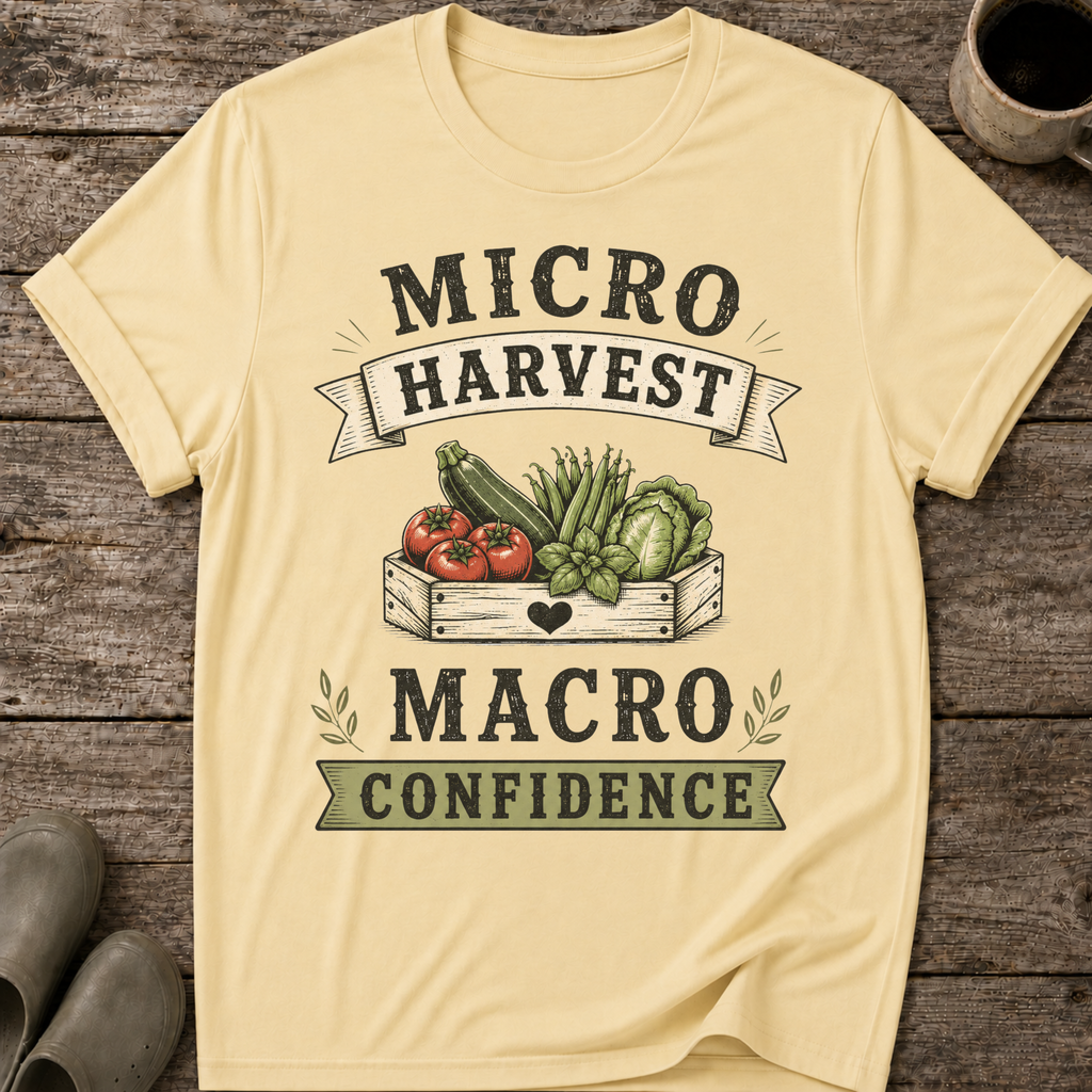 Micro Harvest Macro Confidence T-Shirt