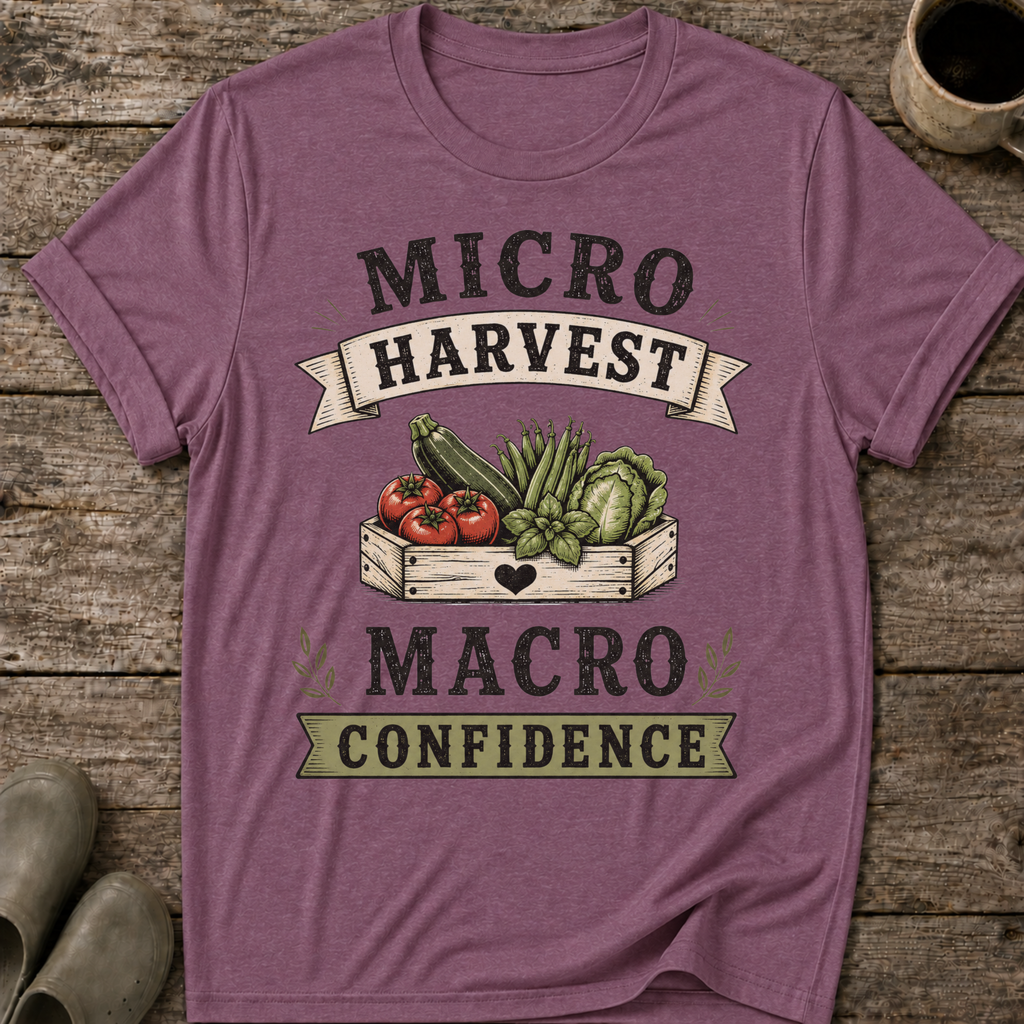 Micro Harvest Macro Confidence T-Shirt