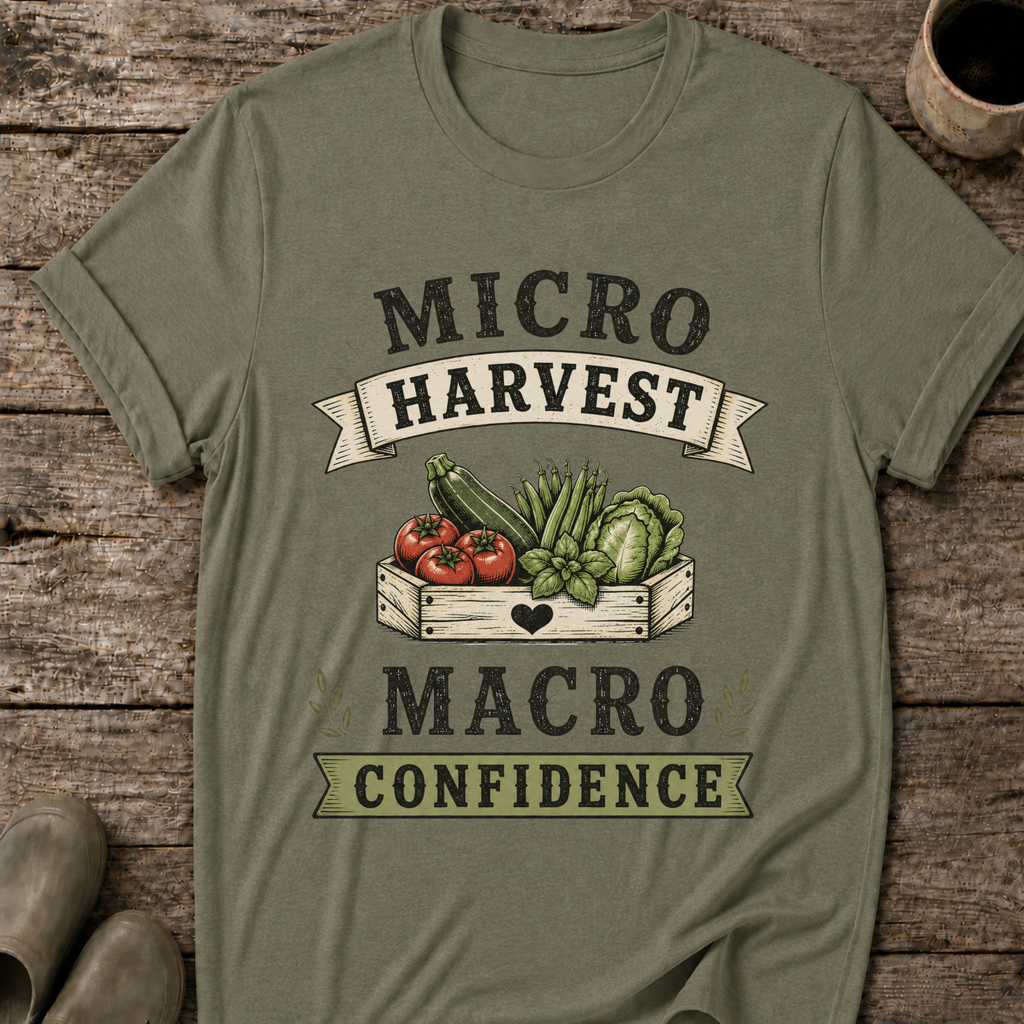 Micro Harvest Macro Confidence T-Shirt