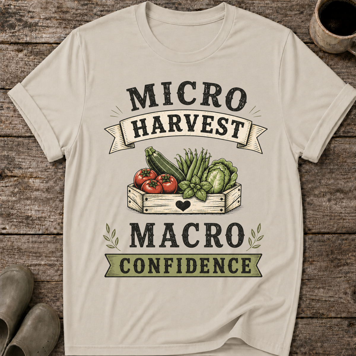 Micro Harvest Macro Confidence T-Shirt