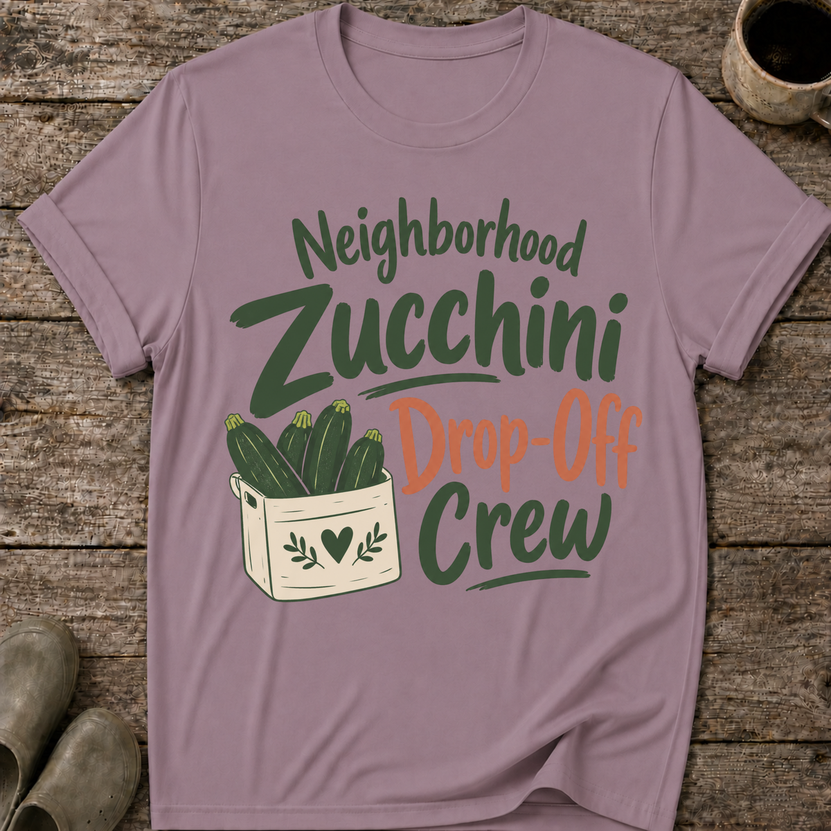 Neighborhood Zucchini Drop-Off Crew T-Shirt