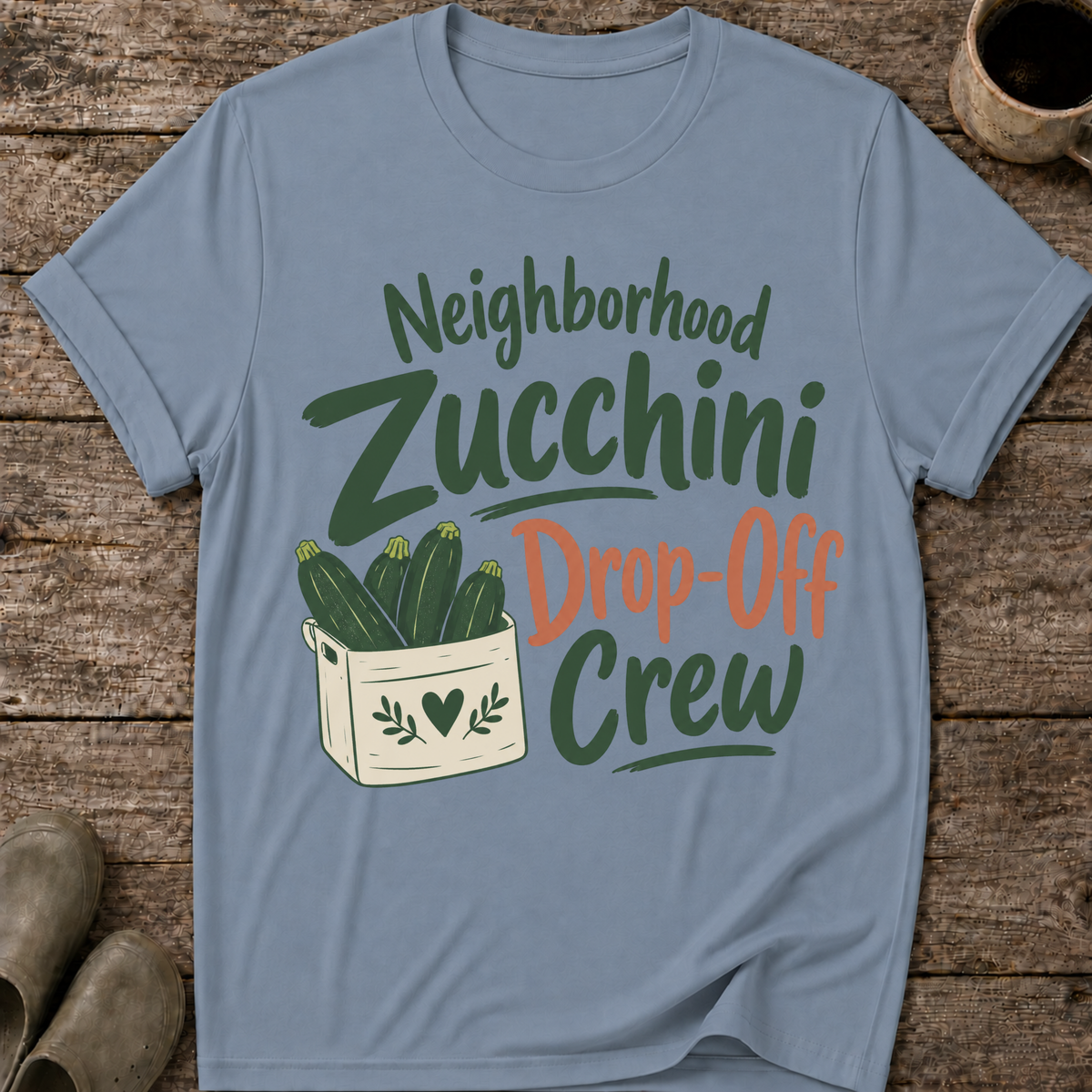 Neighborhood Zucchini Drop-Off Crew T-Shirt