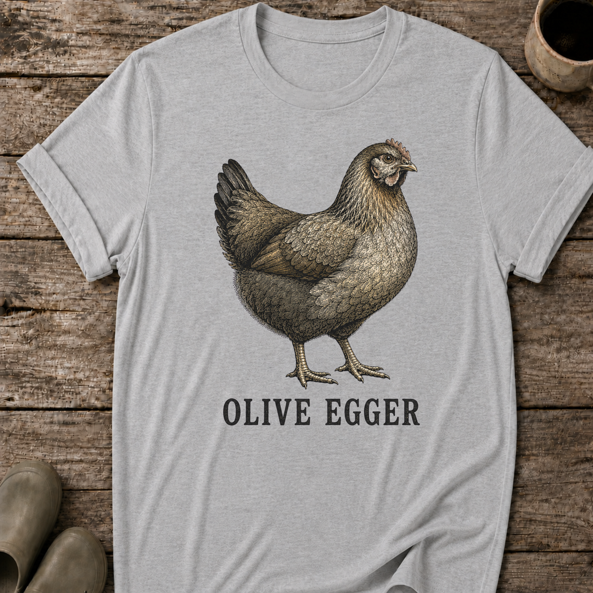 Olive Egger Chicken T-Shirt