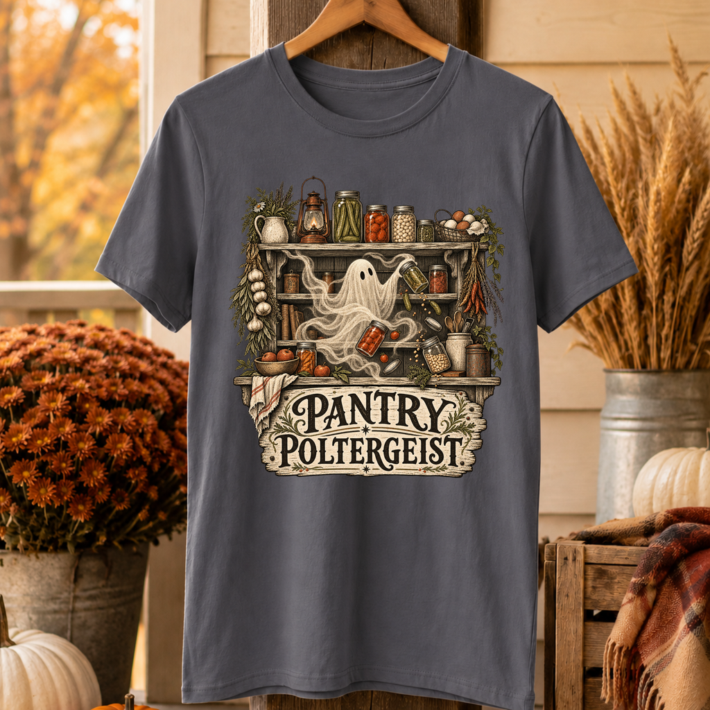 Pantry Poltergeist – Haunted Pantry Halloween T-Shirt