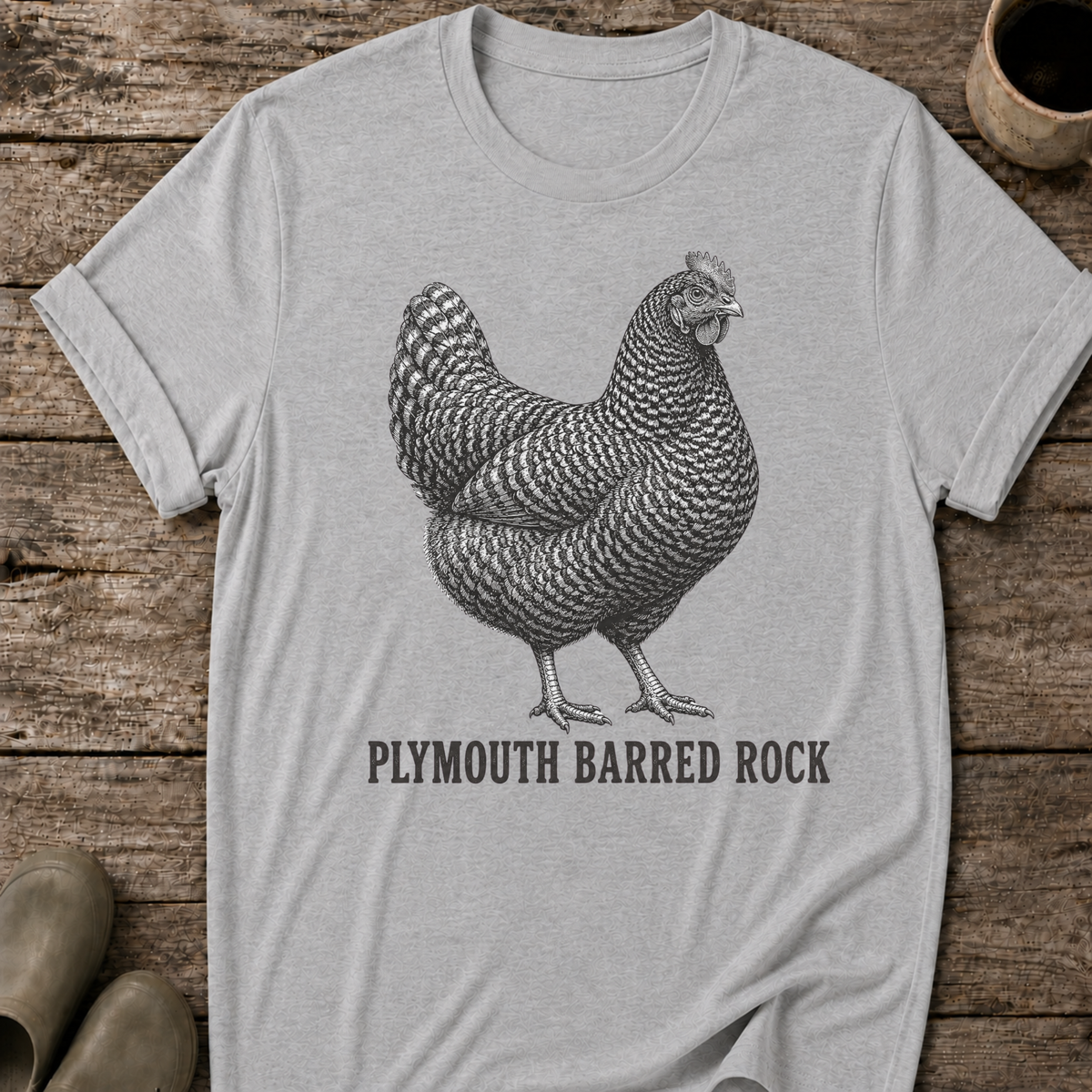 Plymouth Barred Rock Chicken T-Shirt
