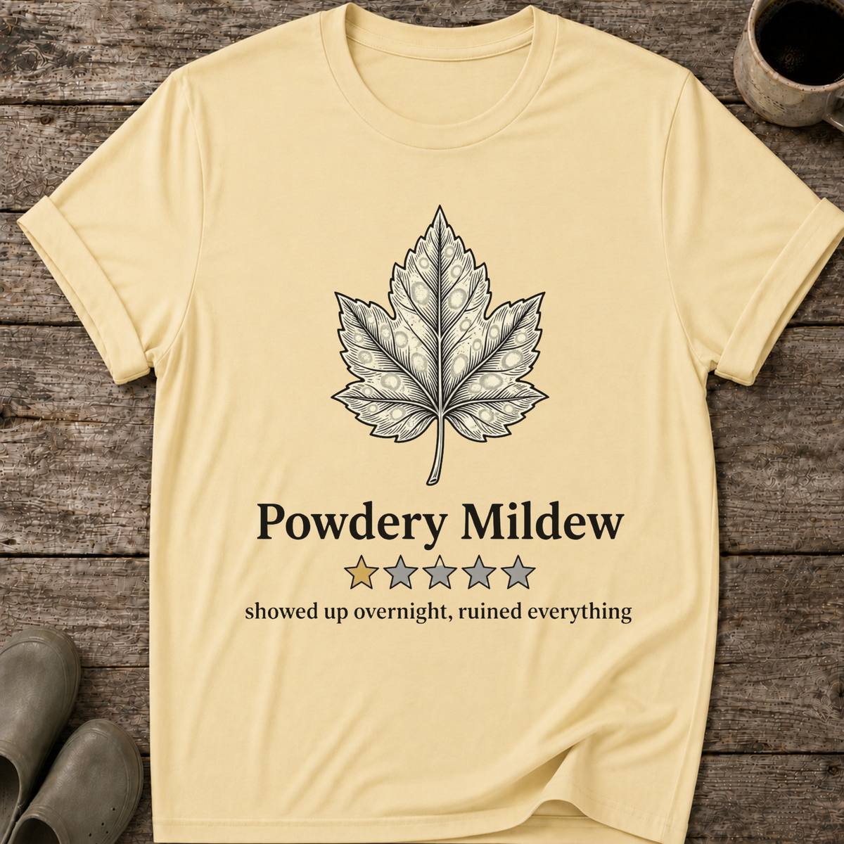 Powdery Mildew One Star Review T-Shirt