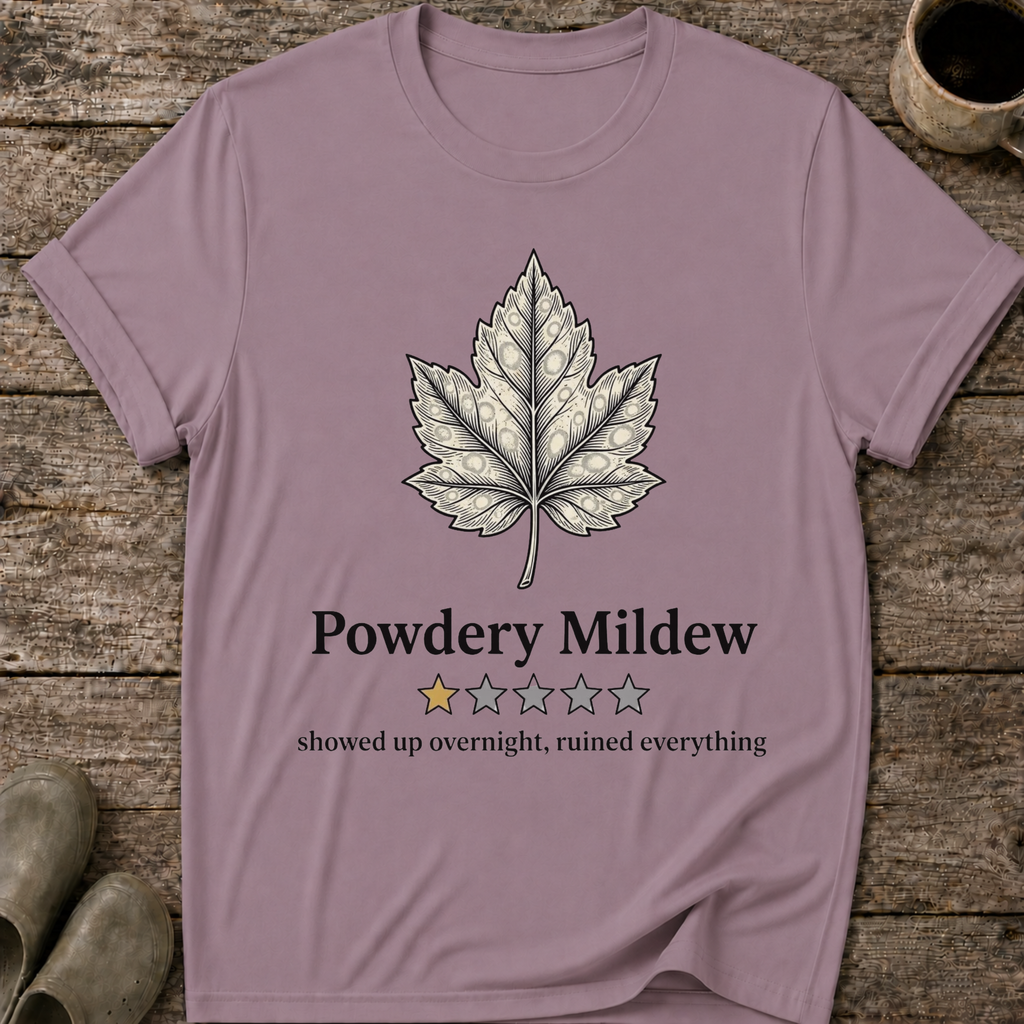 Powdery Mildew One Star Review T-Shirt