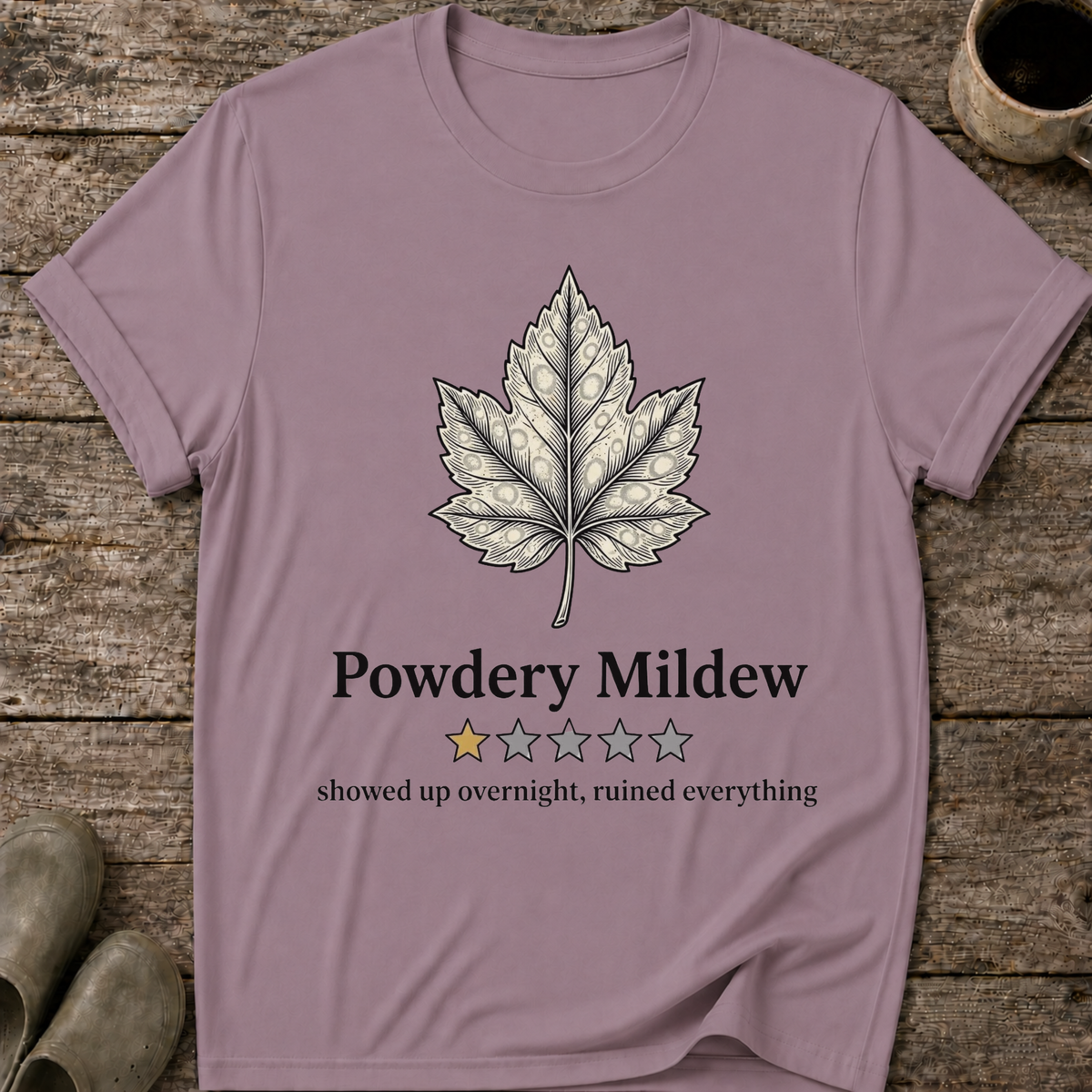 Powdery Mildew One Star Review T-Shirt