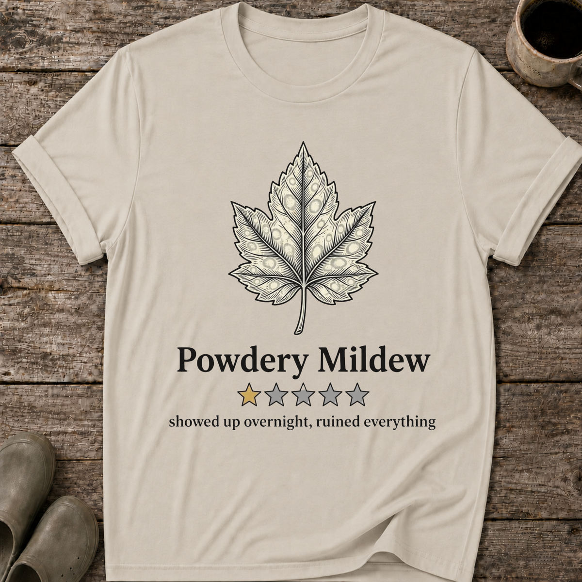 Powdery Mildew One Star Review T-Shirt