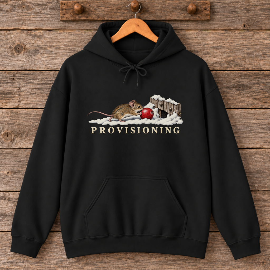 Provisioning Woodland Mouse Winter Hoodie